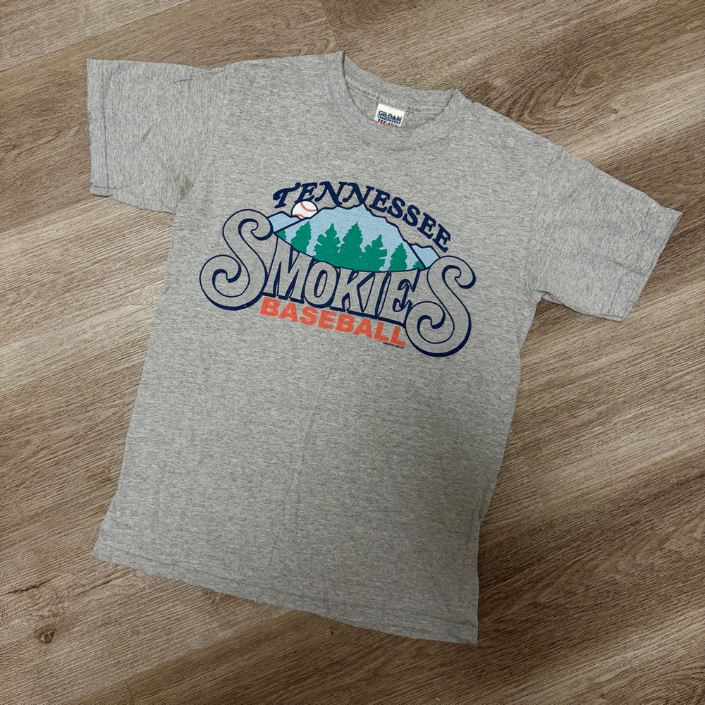 Vintage MILB Tennessee Smokies Baseball Tee H5